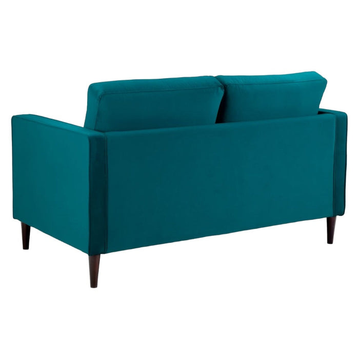 Harper Plush Teal 2 Seater Sofa