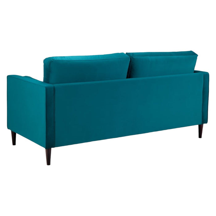 Harper Plush Teal 3 Seater Sofa