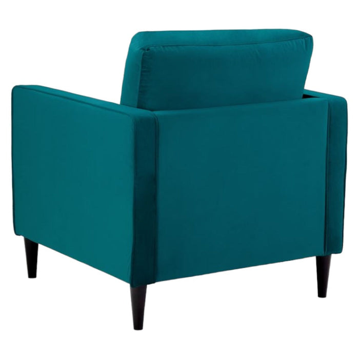 Harper Plush Teal Armchair