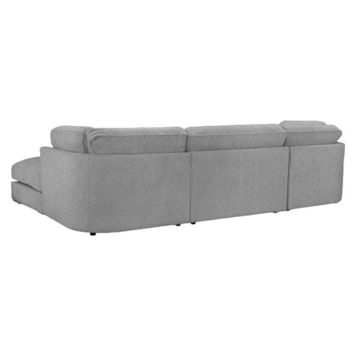 Inga Fullback Grey U Shape Corner Sofa