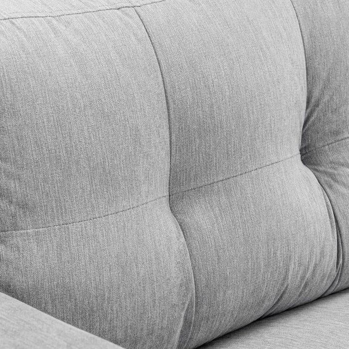 Jerry Grey 2 Seater Fabric Sofa