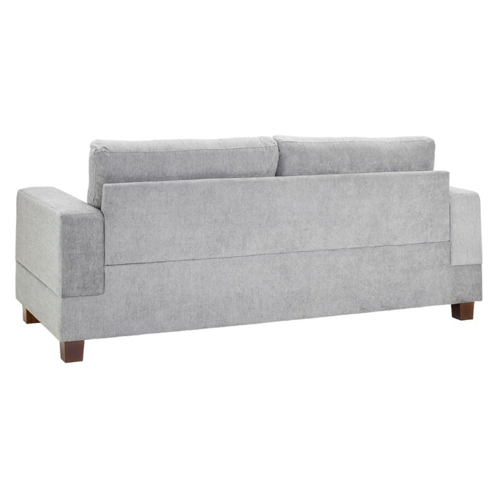 Jerry Grey 3 Seater Fabric Sofa