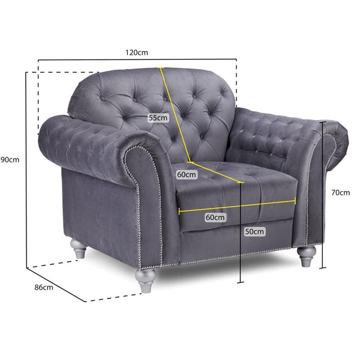 Jubilee Grey Armchair