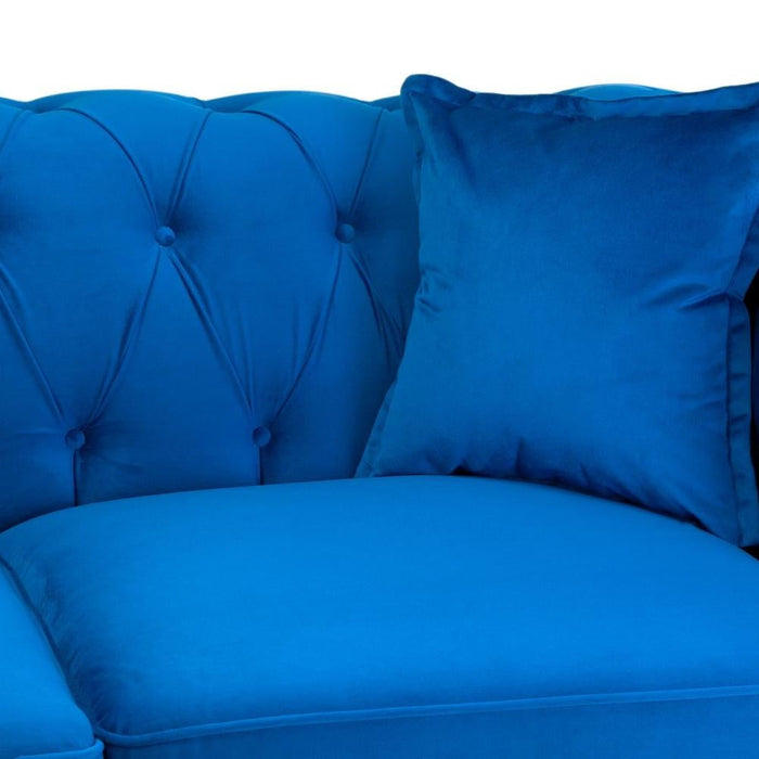Kensington Flush Blue 3+2 Seater Sofa