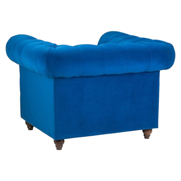Kensington Flush Blue Armchair