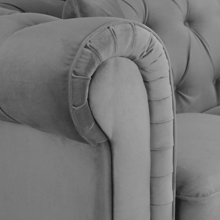 Kensington Flush Grey Large Corner Sofa