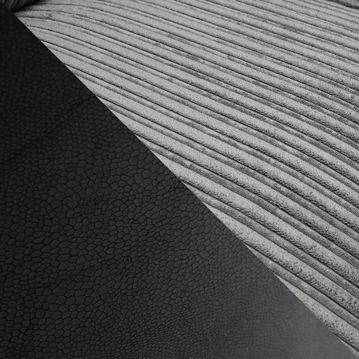 Logan Black and Grey Large Corner Sofa