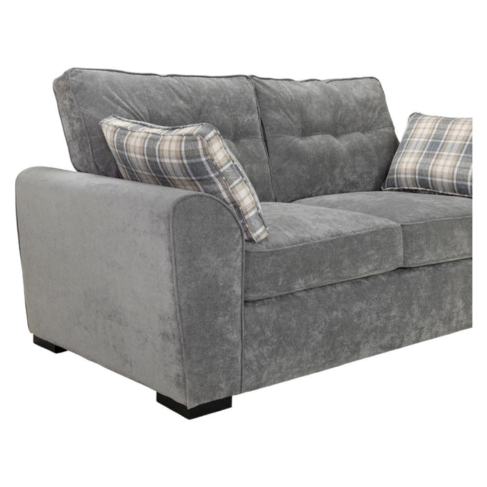 Maxwell Grey 3 Seater Sofa