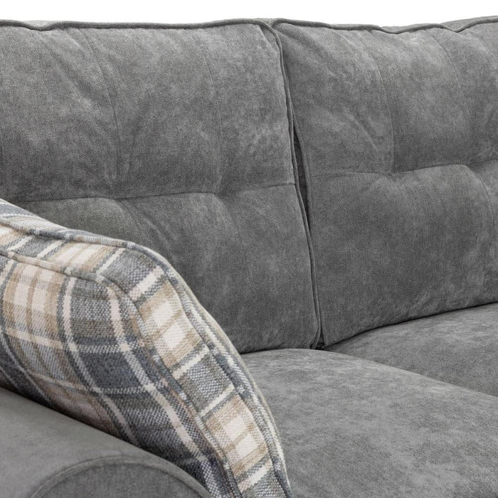 Maxwell Grey 3+2 Seater Sofa