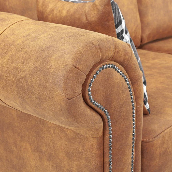 Oakland Tan 2 Seater Sofa