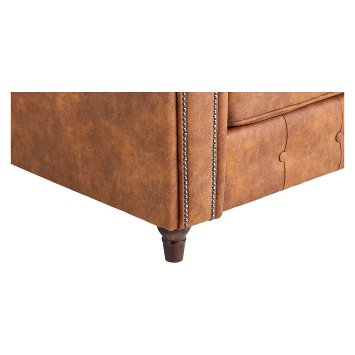 Oakland Tan 2 Seater Sofa