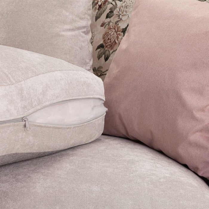 Roma Chesterfield Beige Large Corner Sofa
