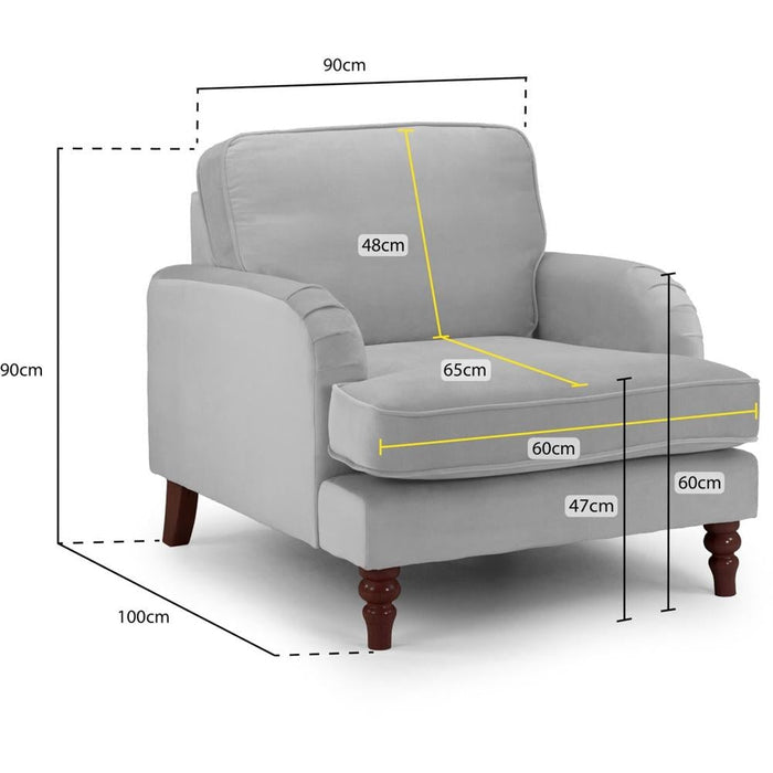 Rupert Beige Armchair