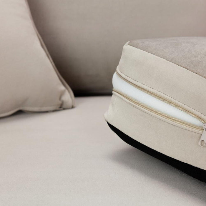Rupert Beige Large Corner Sofa