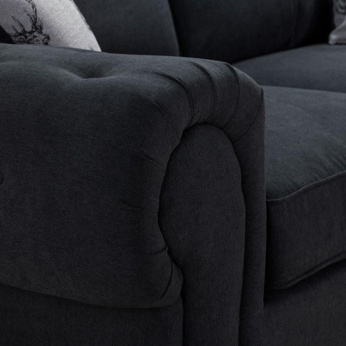 Verona Black 3 Seater Sofabed
