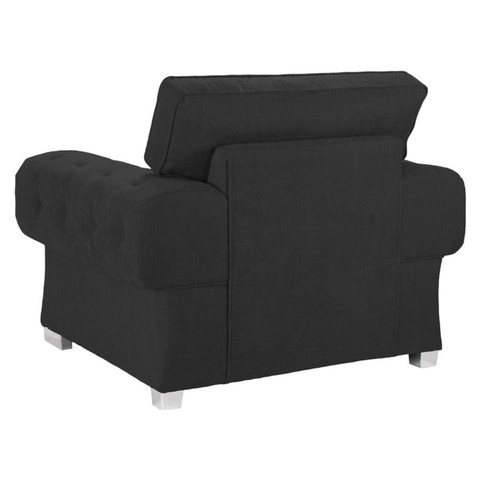 Verona Black Armchair