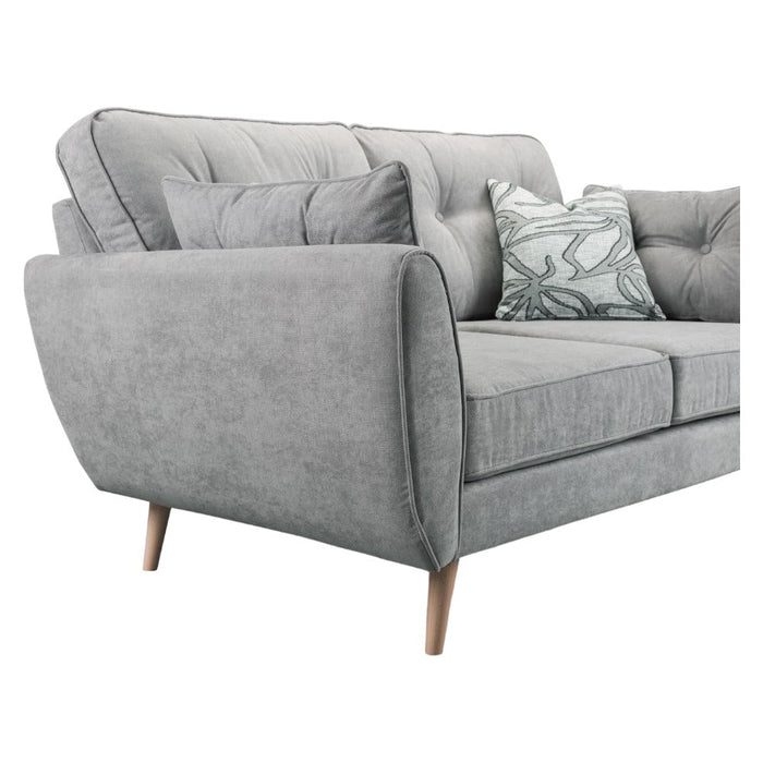 Zinc Grey Large Corner Sofa