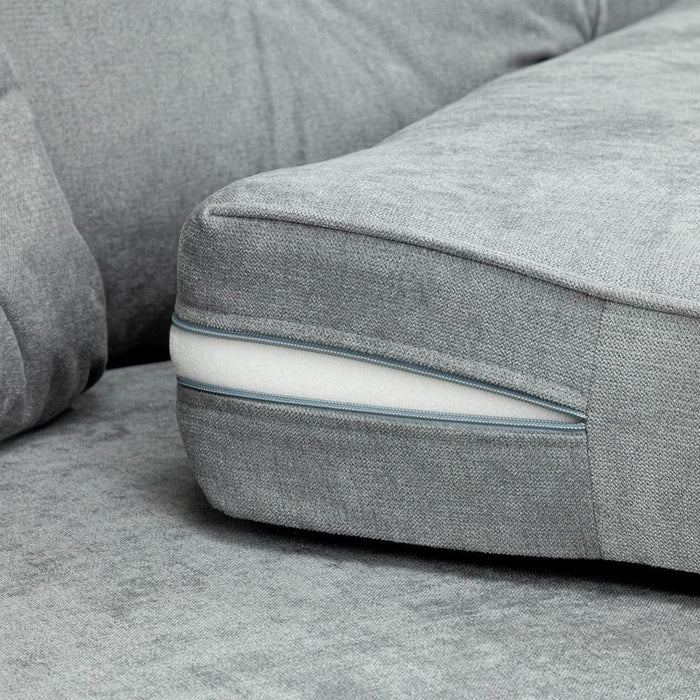 Zinc Grey Large Corner Sofa