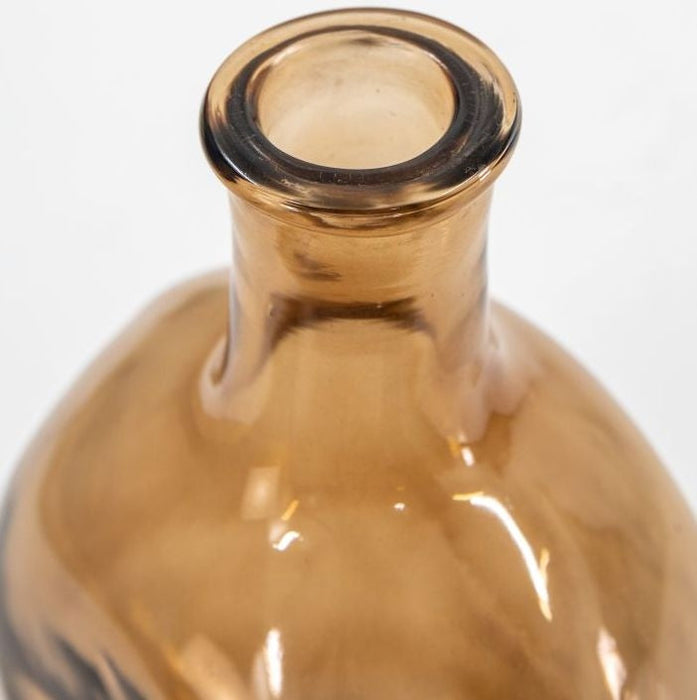 Burwell Brown Small Bottle Vase
