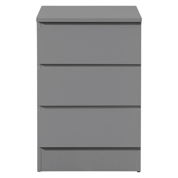 Oslo Grey 3 Drawer Bedside Cabinet
