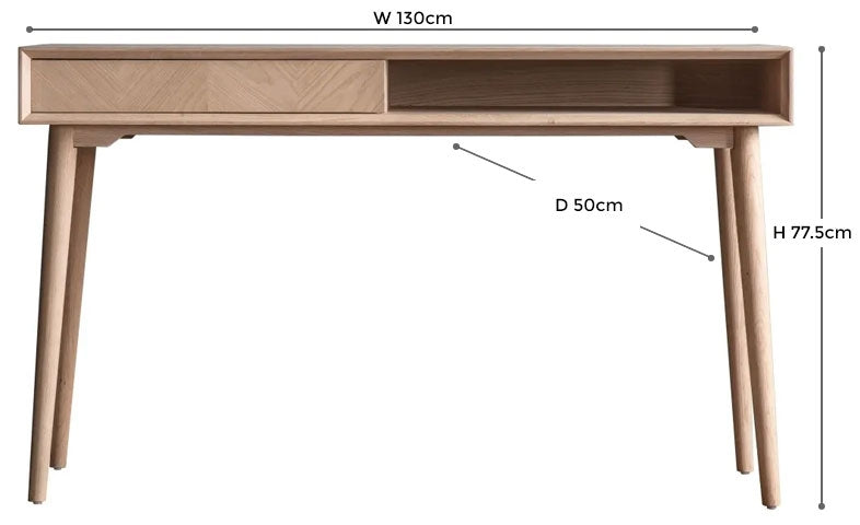 Milano 1 Drawer Desk