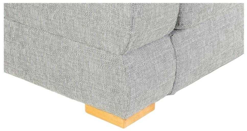 Bento Silver Large Corner Sofa