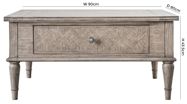 Mustique Coffee Table - 2 Drawers