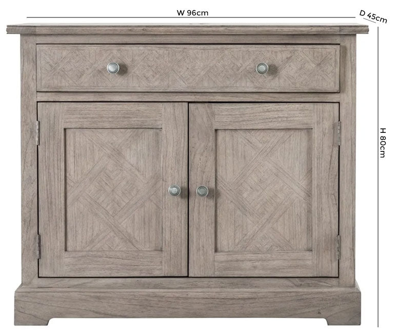 Mustique 2 Door 1 Drawer Sideboard