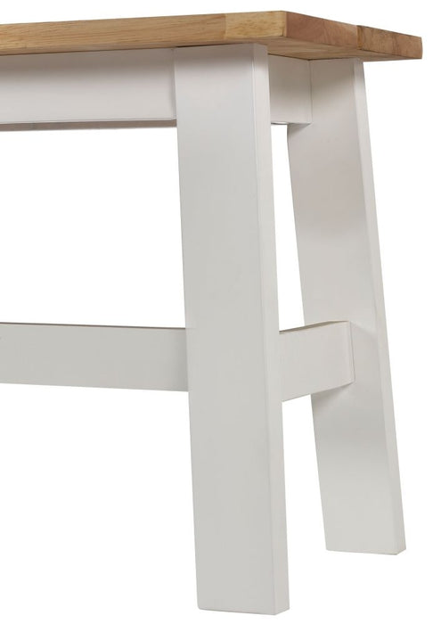 Linwood White Painted Dining Bench