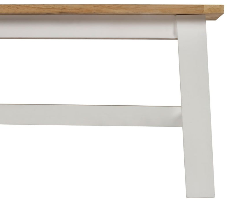 Linwood White Painted Dining Bench