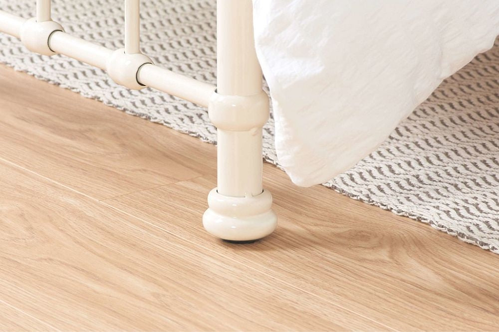 Jessica Cream 3ft Single Metal Bed Frame
