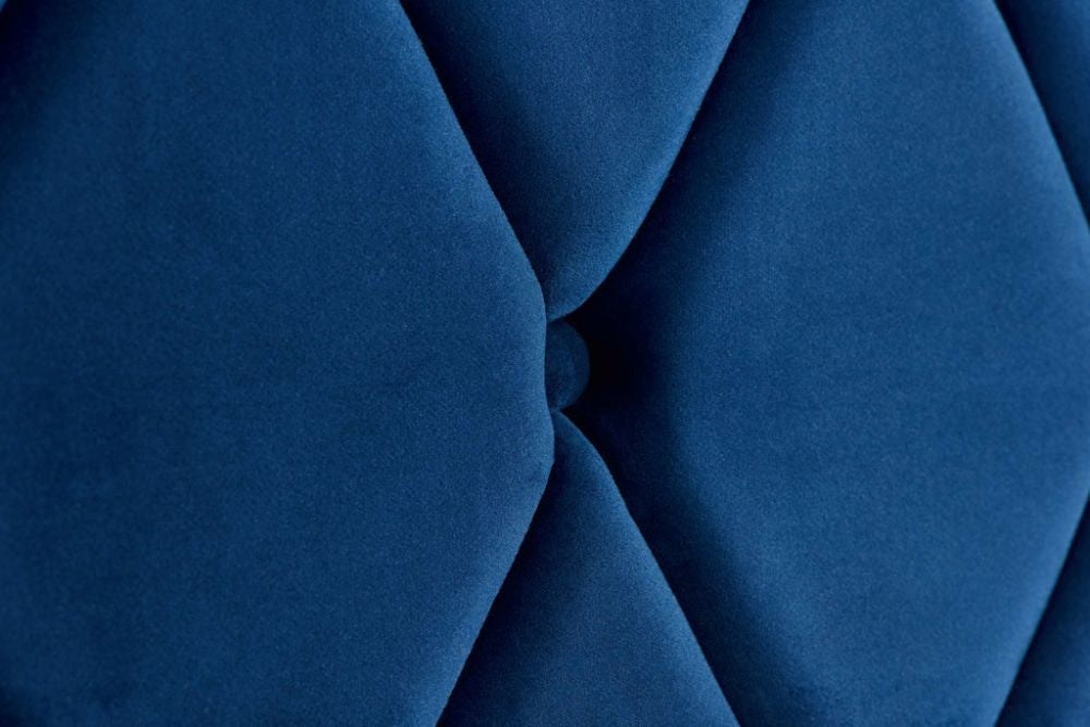 Loxley Blue Fabric 5ft King Size Bed