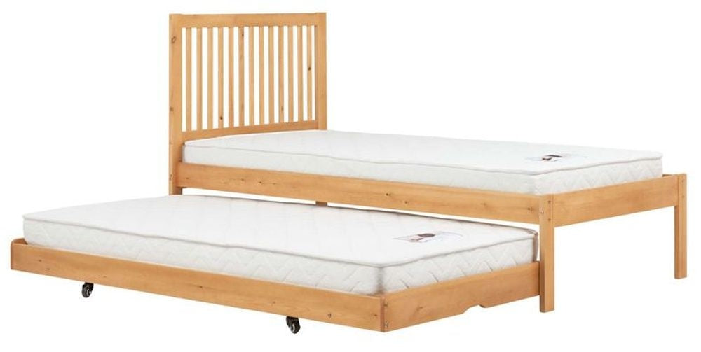 Buxton Honey Wooden Trundle Bed