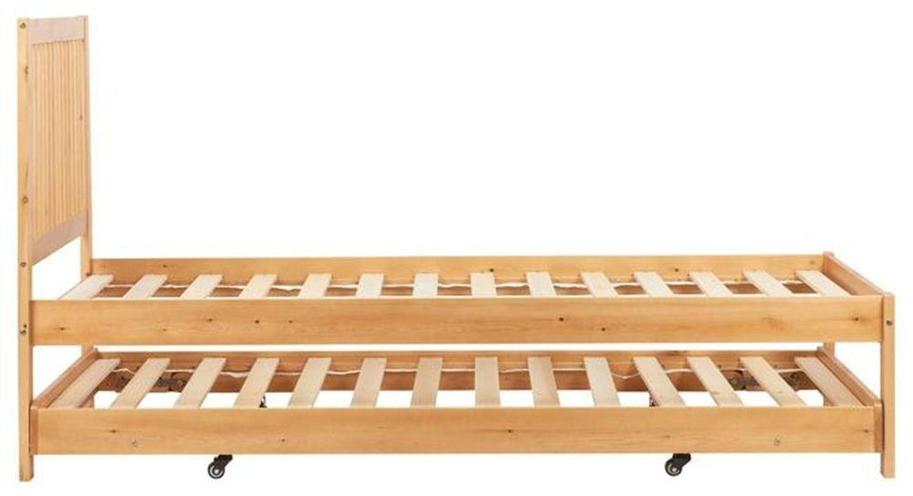 Buxton Honey Wooden Trundle Bed