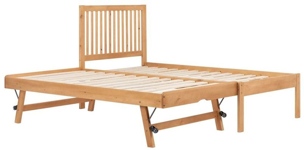 Buxton Honey Wooden Trundle Bed