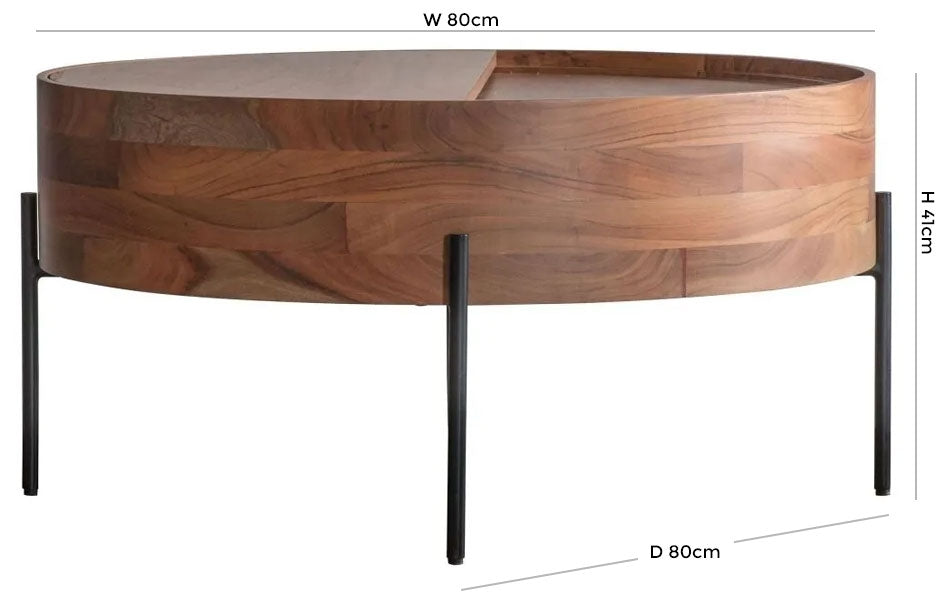 Risby Round Coffee Table
