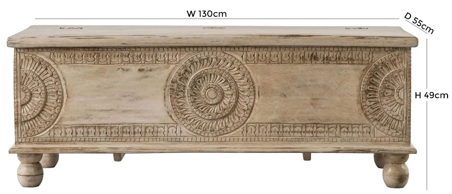 Satara Storage Table Bench