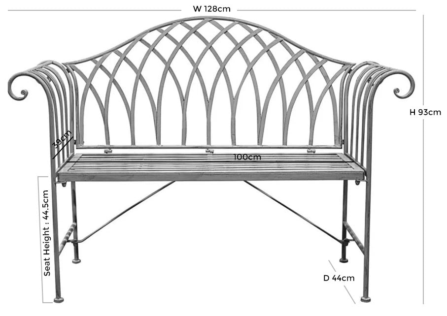 Duchess Estate Outdoor Bench