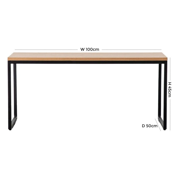 Henley Natural Oak 100cm Coffee Table