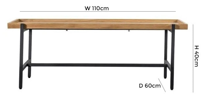 Torrington Oak 110cm Coffee Table