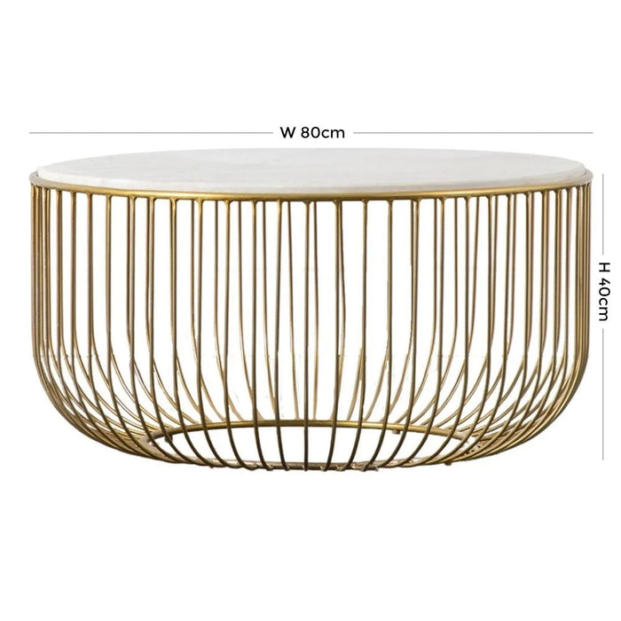 Riley Coffee Table Gold