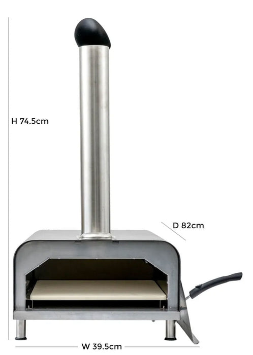 Sassari Black Pellet Pizza Oven