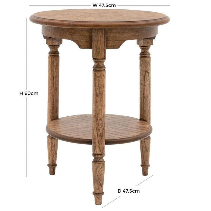 Highgrove Mindy Wood Side Table