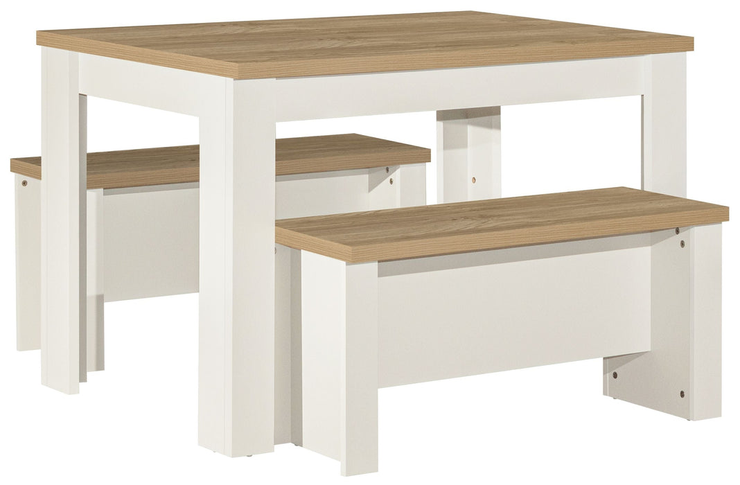 Highgate Grey Dining Set with 2 Bench