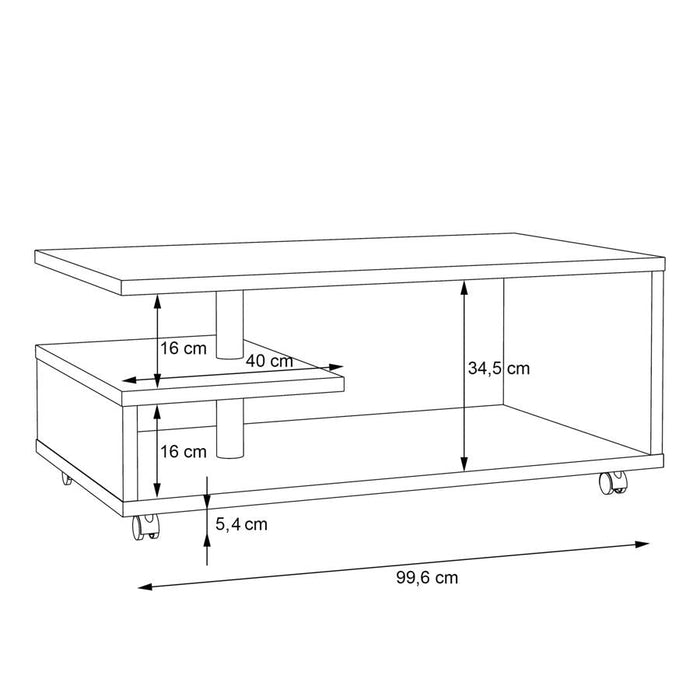 Bailey G-Shape Coffee Table