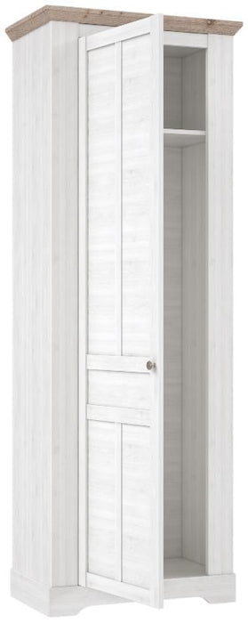 Illopa Oak Nelson and Snowy Oak Hallway Wardrobe