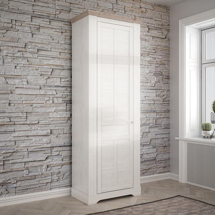 Illopa Oak Nelson and Snowy Oak Hallway Wardrobe