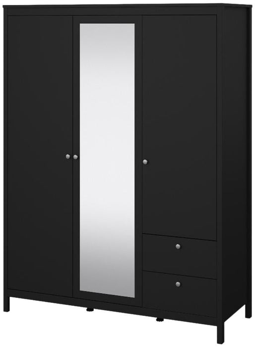 Madrid 2 Door 1 Mirror Door 2 Drawer Wardrobe