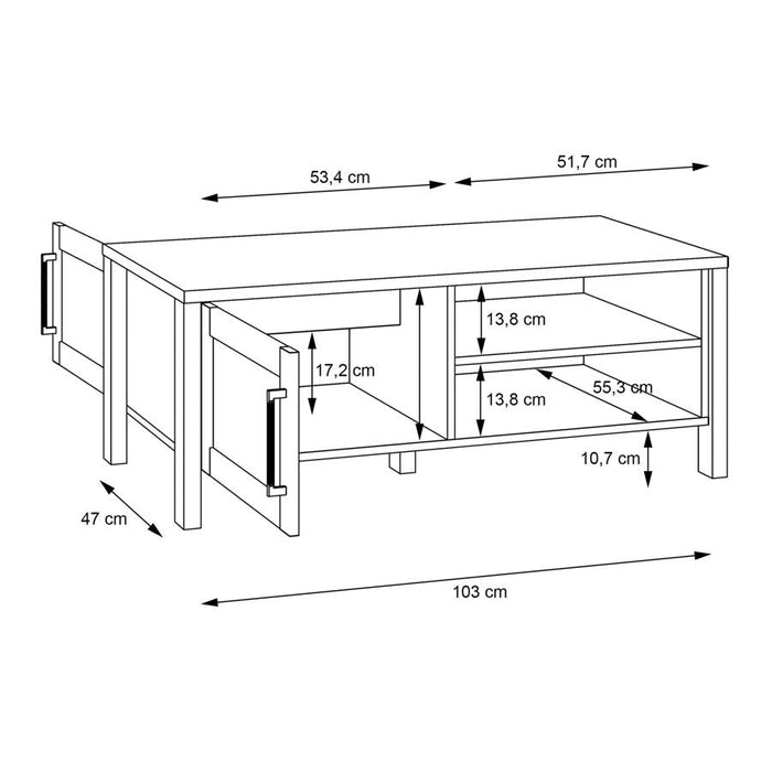 Malte Brun Waterford Oak Coffee Table