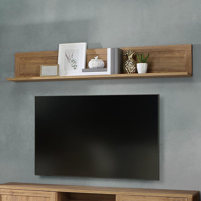 Malte Brun Waterford Oak Wall Shelf